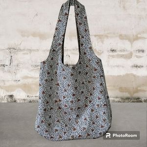 Hand crafted Reversible shoulder purse bag in year-round patterns Handmade